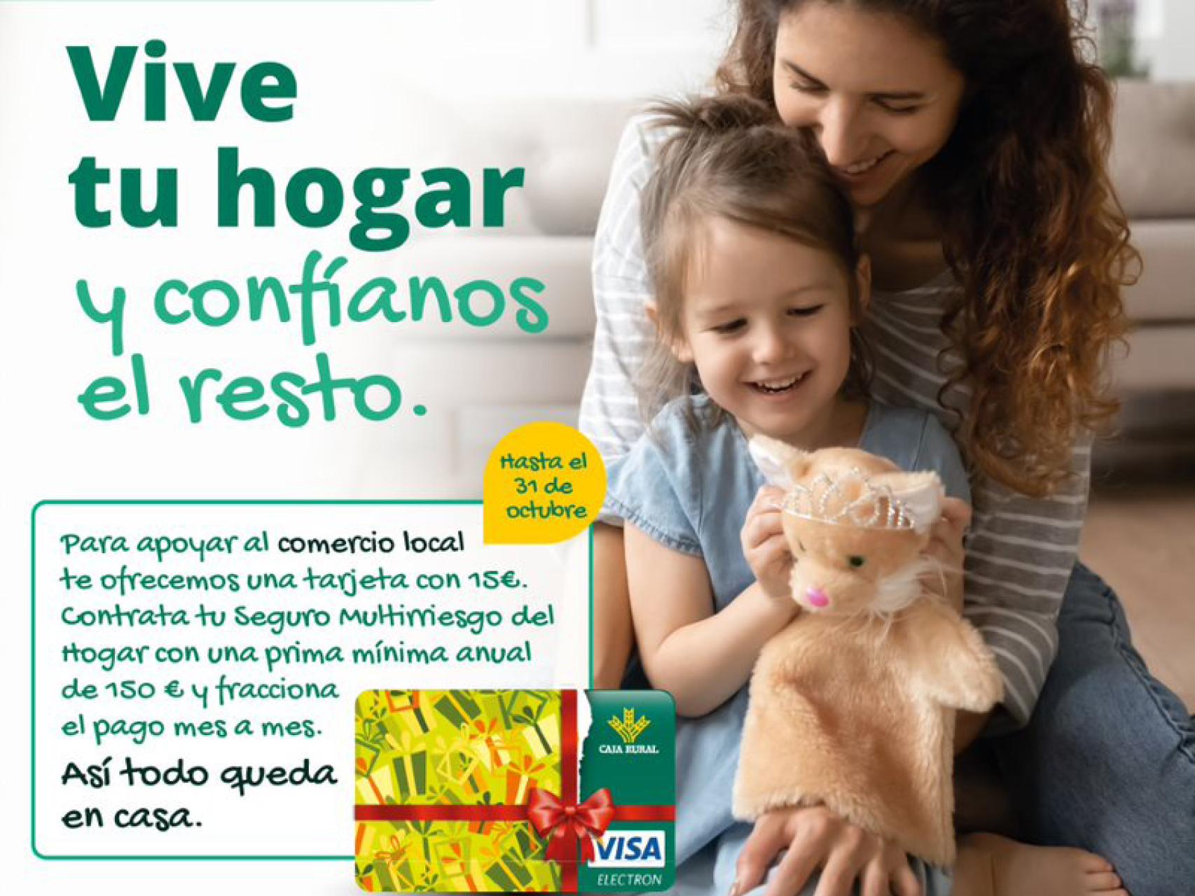 Cartel de la campaña de apoyo al comercio local