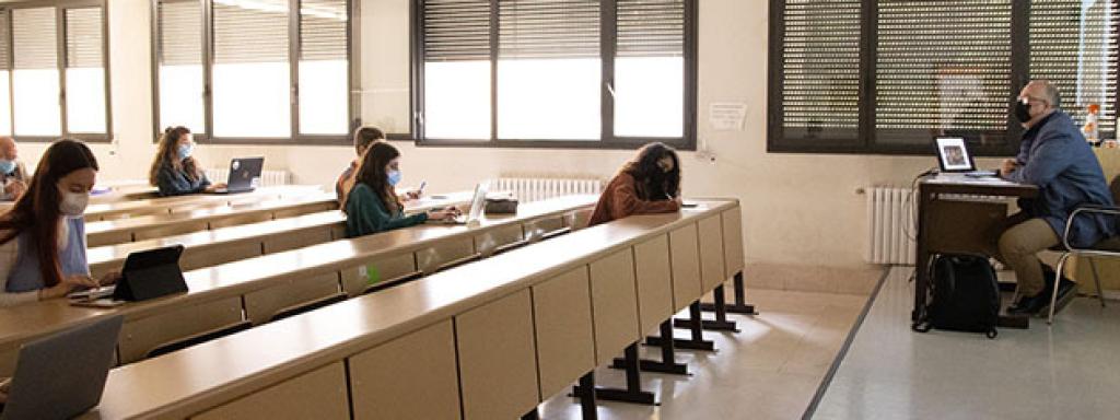 Una clase de la Universidad de Salamanca