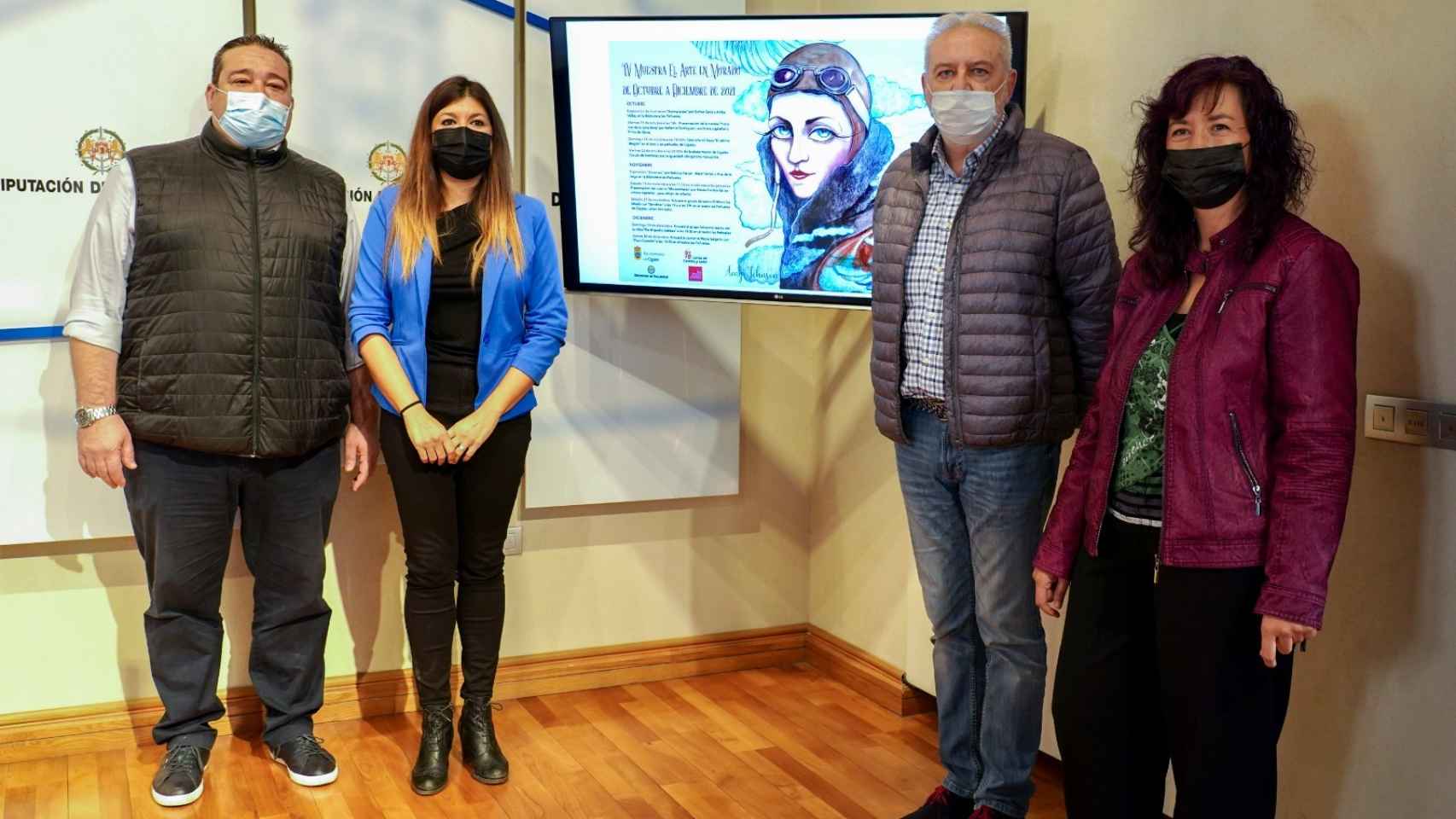 Presentación de Arte en Morado en la Diputación de Valladolid