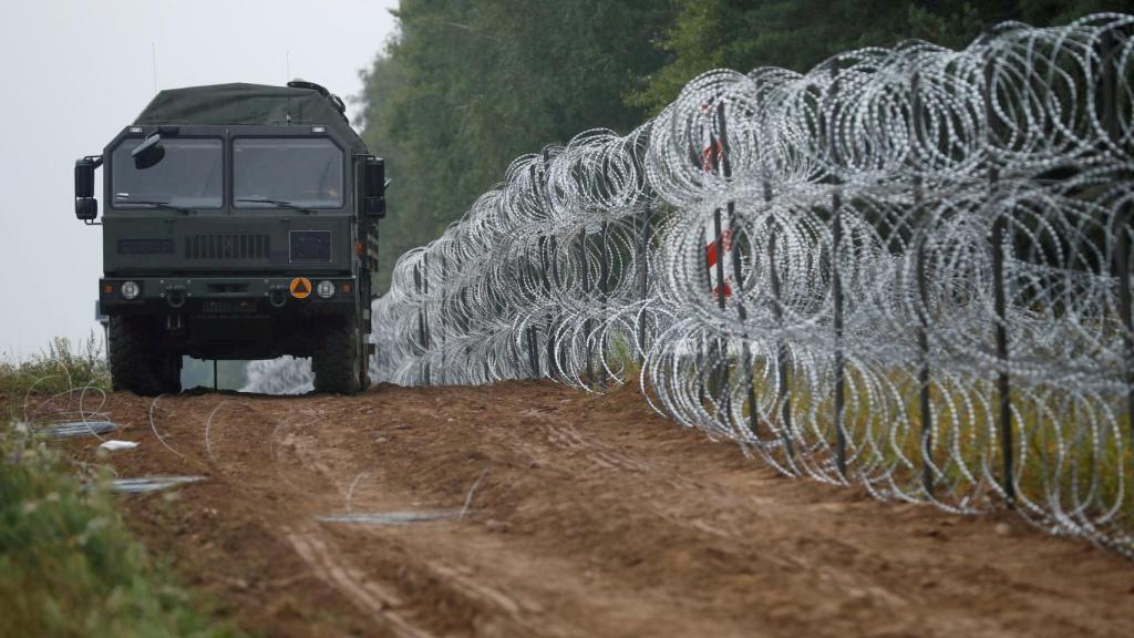 La frontera entre Polonia y Bielorrusia.