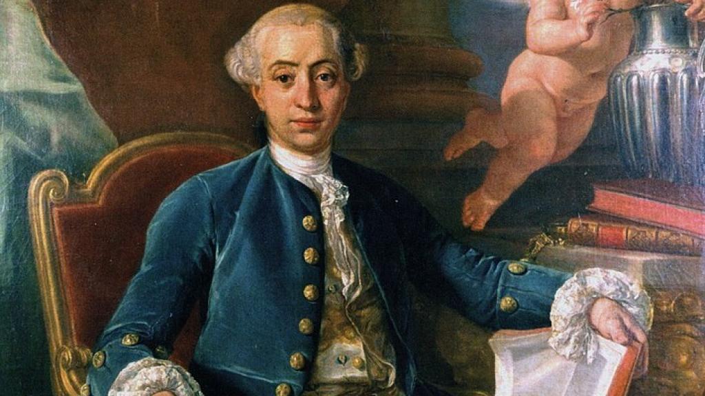 Cuadro de Giacomo Casanova, por Francesco Narici.