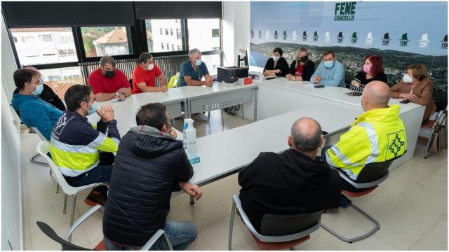 Encuentro con representantes de los trabajadores de ElectroRayma.