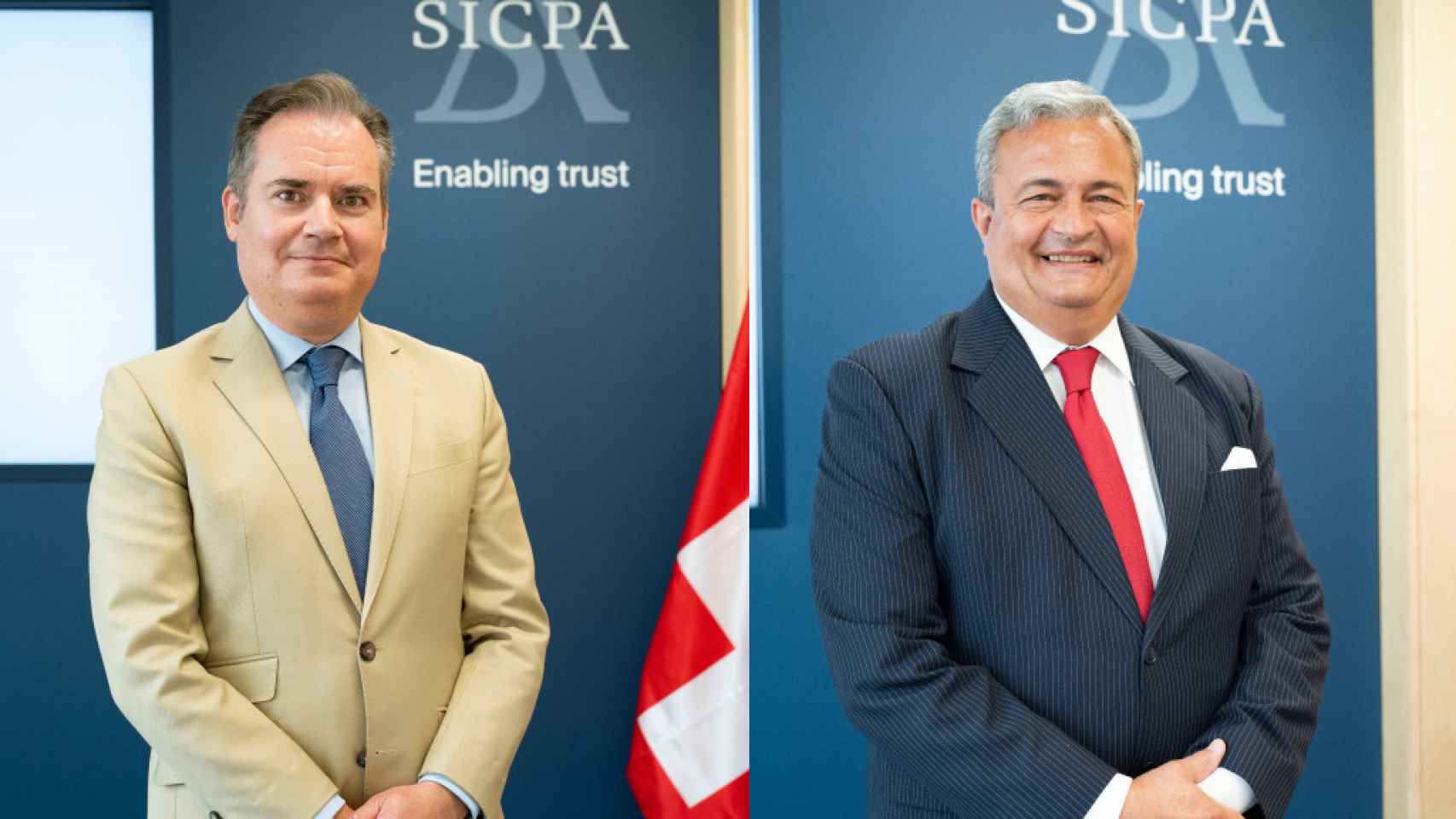 Fabián Torres, Director de Desarrollo de Negocio de SICPA, y Martín Sarobe, CEO de SICPA