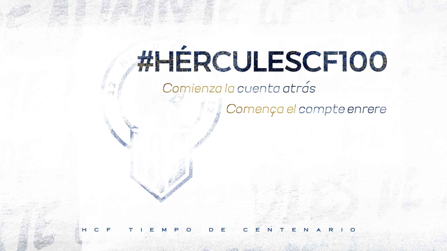 El Hércules lanza ya la imagen oficial con la que arranca su centenario, cuya comisión preside Manuel Palomar.