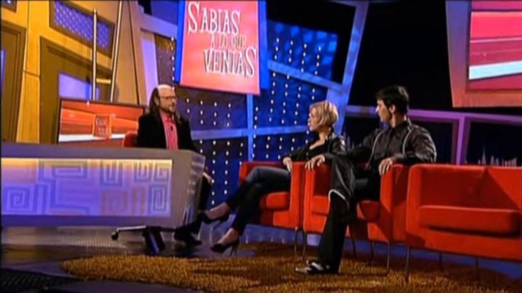 Santiago Segura, la cantante Soraya y el cómico suicida en una emisión de 'Sabías a lo que venías'.