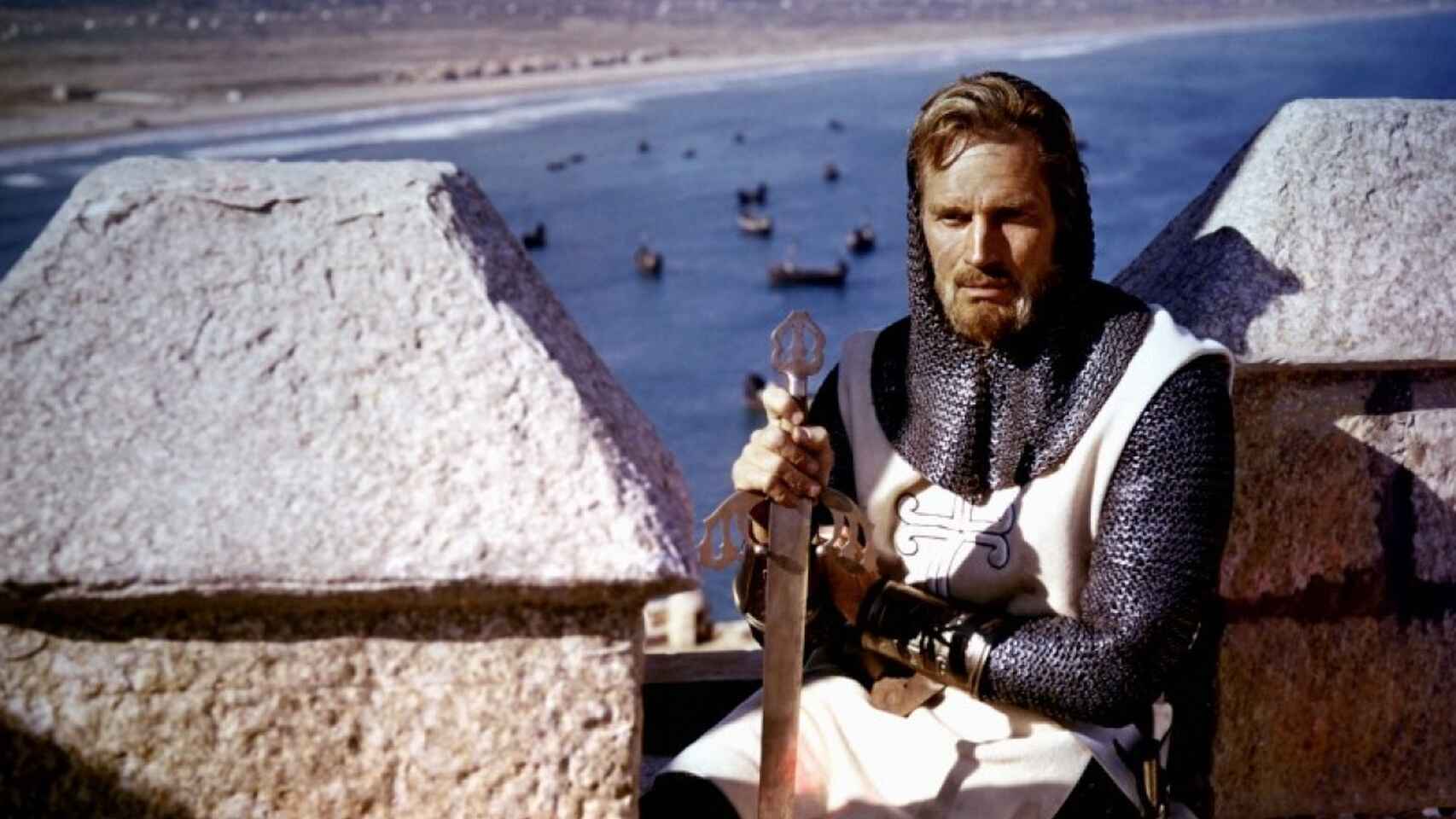 Charlton Heston como 'El Cid'.