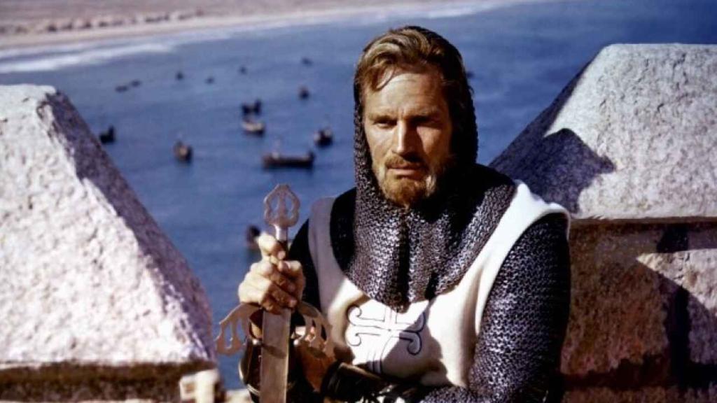 Charlton Heston como 'El Cid'.