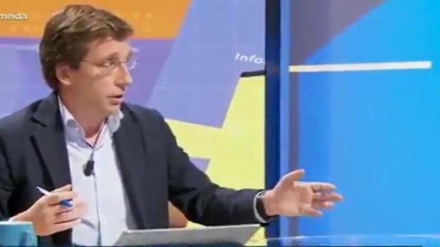 El alcalde de Madrid y portavoz nacional del PP, José Luis Martínez-Almeida, este viernes en TVE.