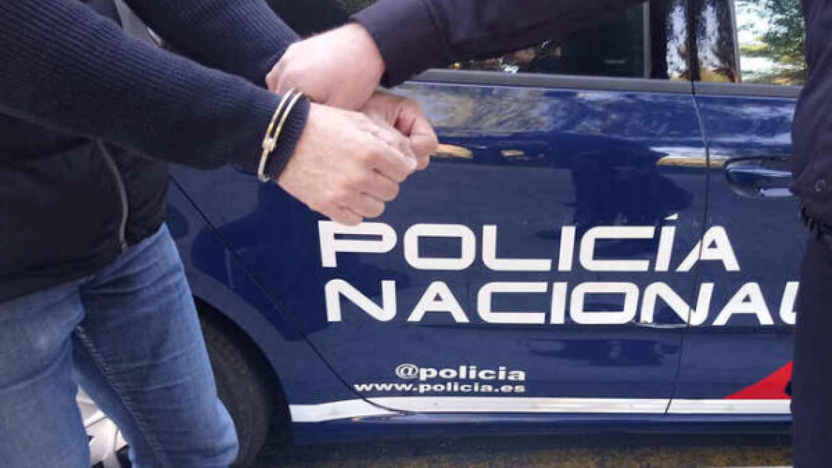 Imagen de archivo de una detención por la Policía Nacional