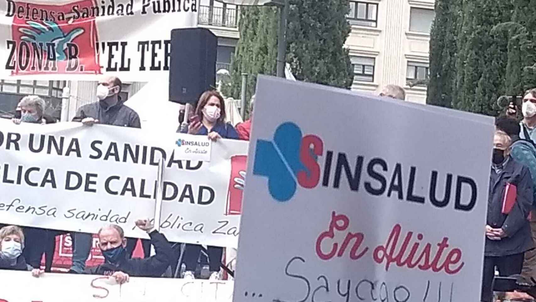 Manifestación por la sanidad pública rural en Zamora