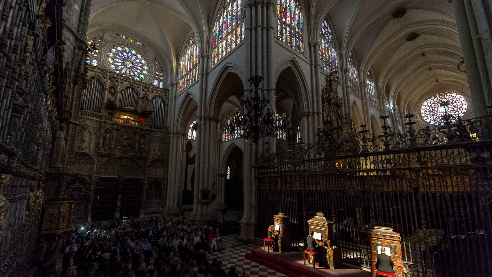 Imagen de archivo de uno de los conciertos de las Batallas de Órganos de la Catedral de Toledo.
