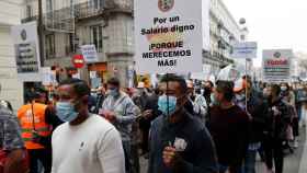 Cientos de militares se manifiestan en Madrid para exigir un salario digno
