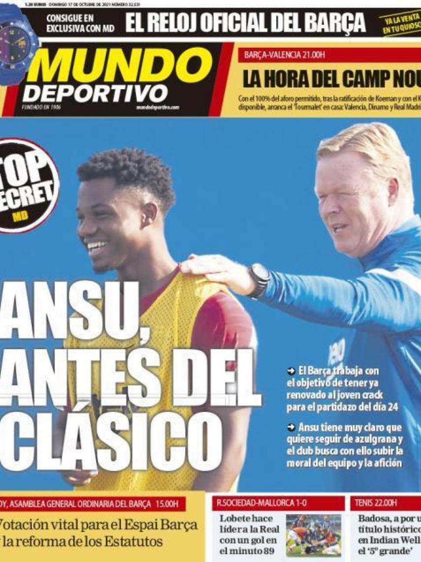 Portada Mundo Deportivo