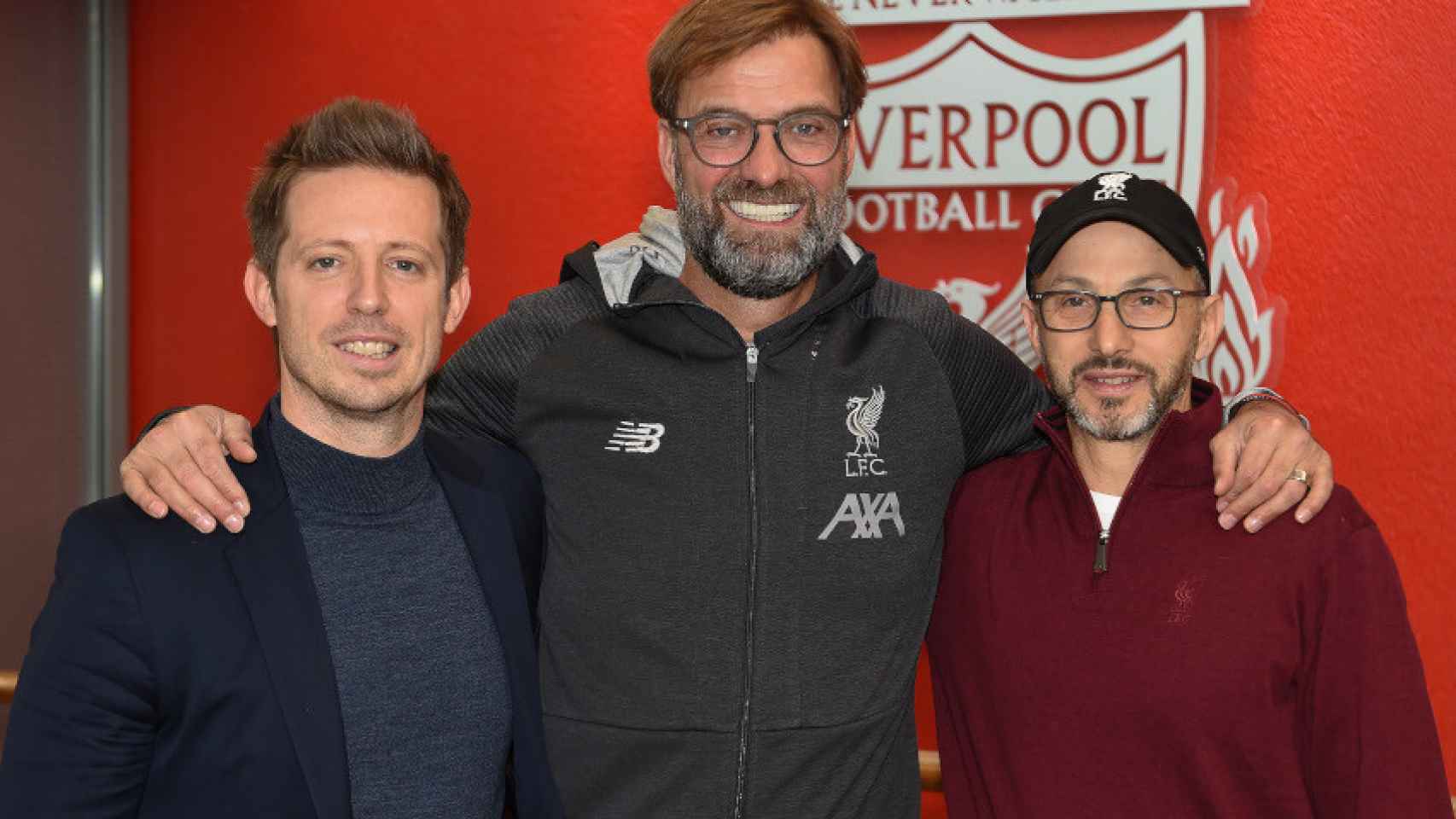 Michael Edwards, director deportivo del Liverpool, junto a Jurgen Klopp.