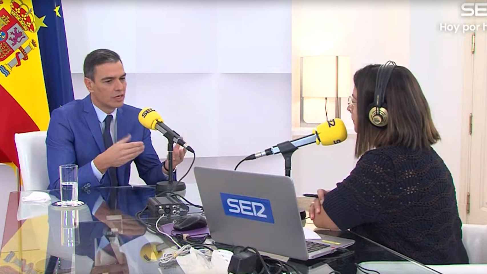 Pedro Sánchez en el programa Hoy por hoy de la cadena SER