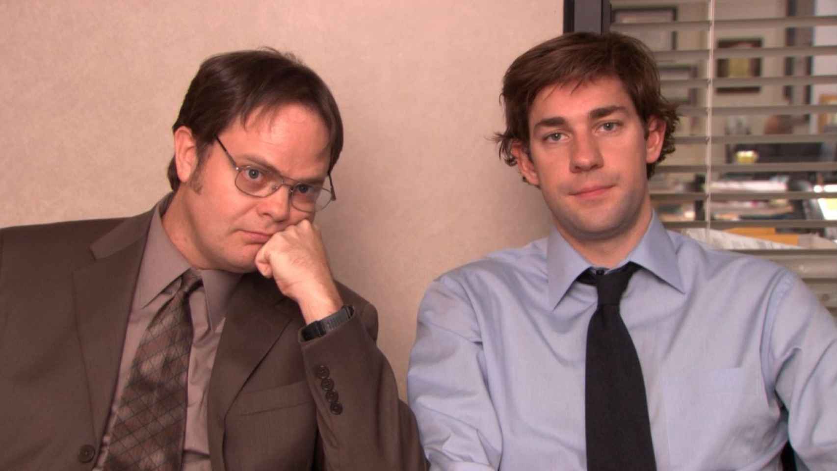 Dwight y Jim en 'The Office'.