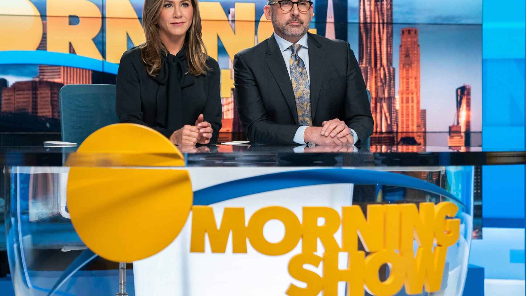 Jennifer Aniston y Steve Carell en 'The Morning Show'.