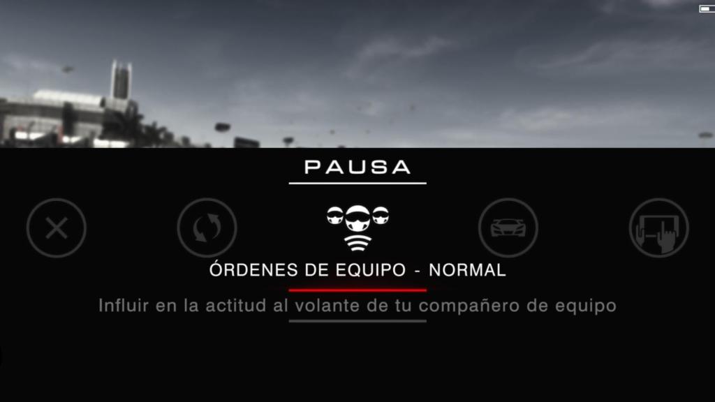 Opciones de equipo en GRID Autosport