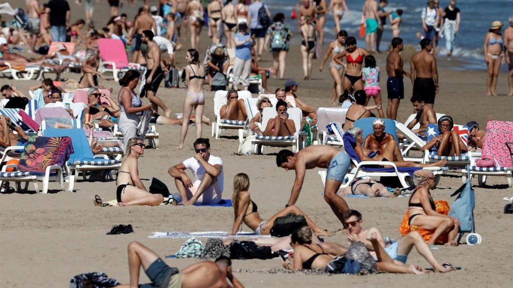 Playa de la Comunidad Valenciana este mes de octubre.