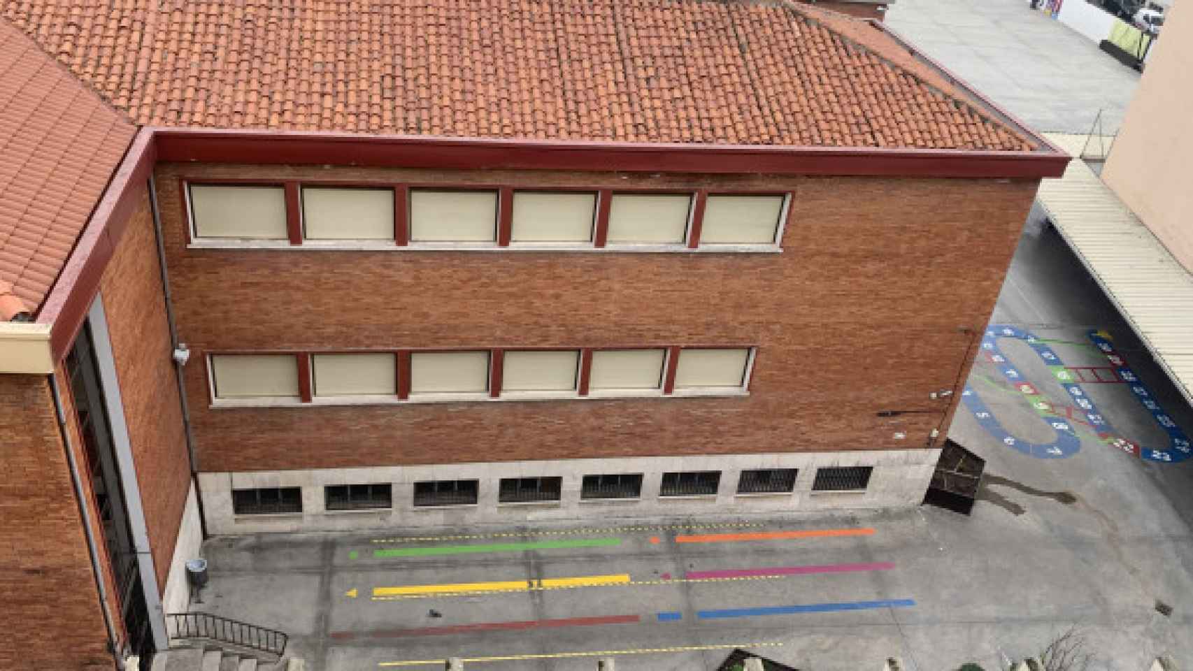 Patio de un centro escolar de Valladolid