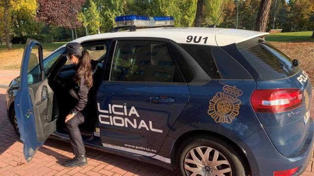 Policía Nacional en una actuación en Valladolid