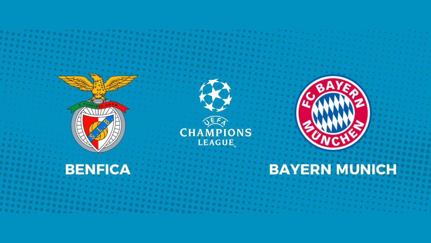 Benfica - Bayern Munich: siga en directo el partido de la Champions League