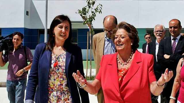 María José Catalá, actual presidenta del PP de Valencia, en una imagen de archivo junto a la exalcaldesa Rita Barberá. EFE