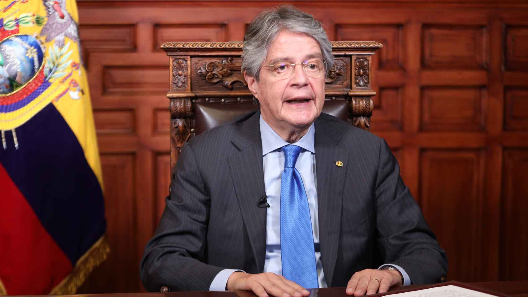 El presidente ecuatoriano, Guillermo Lasso.