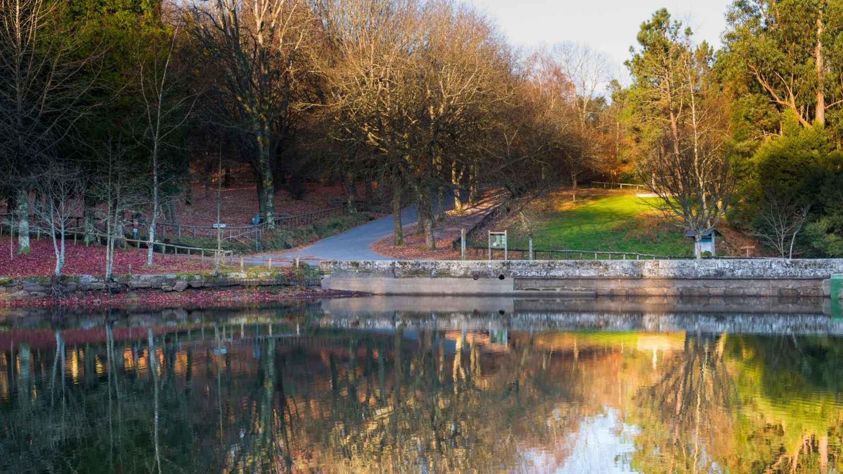 Lago de Castiñeiras, entre Vilaboa y Marín.