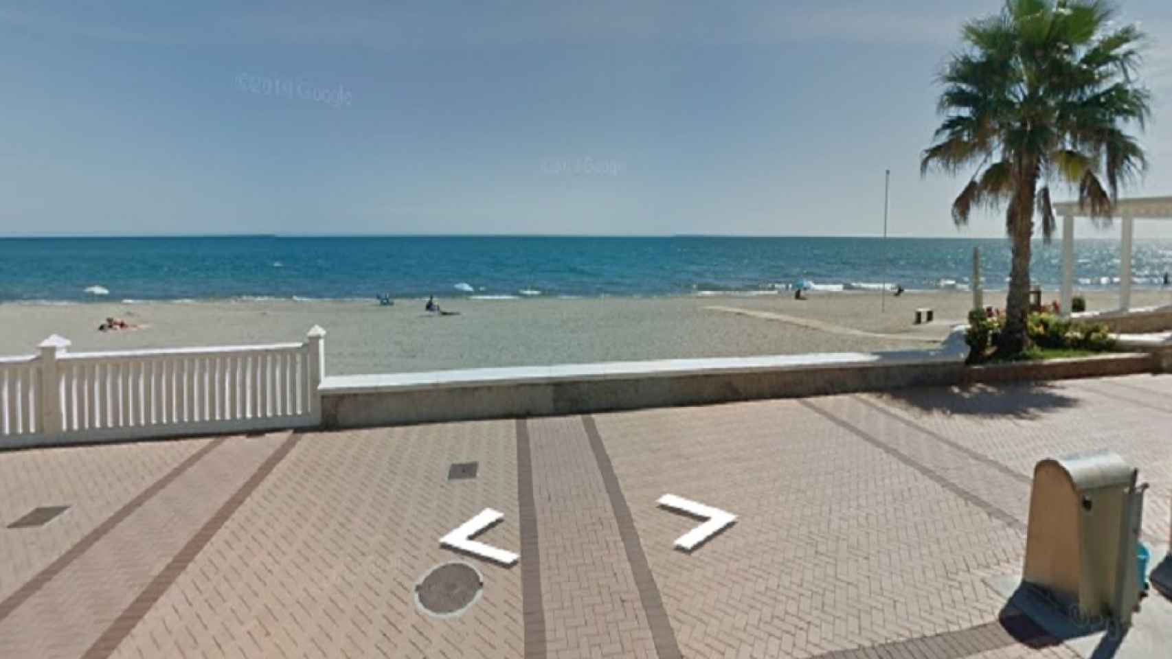 La playa de Las Gaviotas en Fuengirola, Málaga