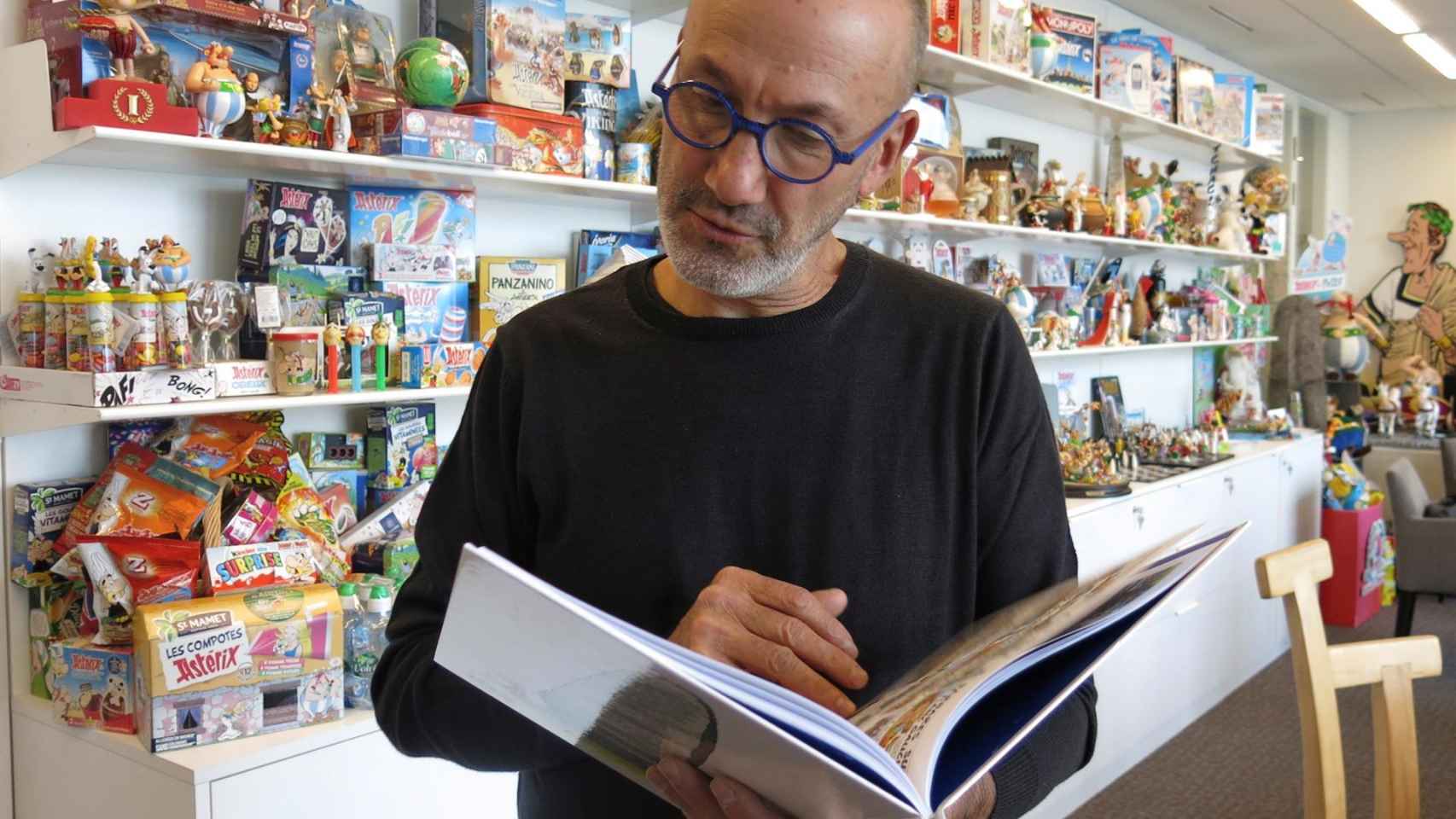 El guionista Jean-Yves Ferri en una librería en París.