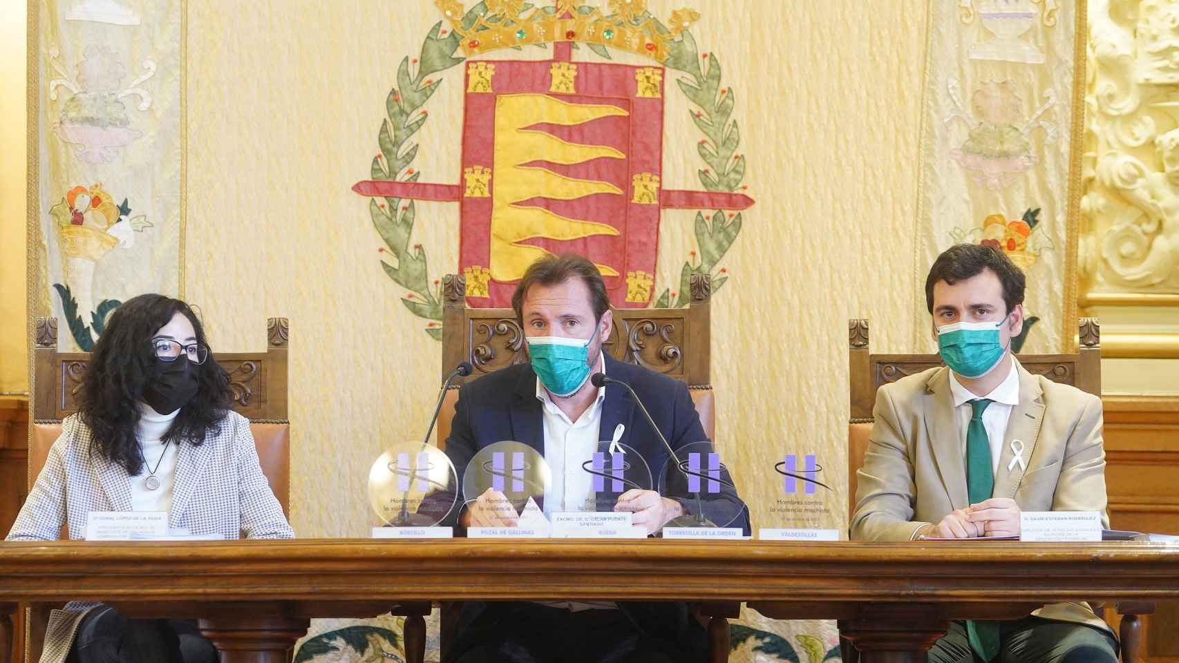 El alcalde de Valladolid durante su intervención