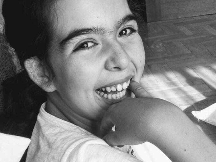 Nerea posa con su incansable sonrisa