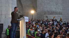 Santiago Abascal durante el acto en Valladolid en el que defendió la 'Agenda España'