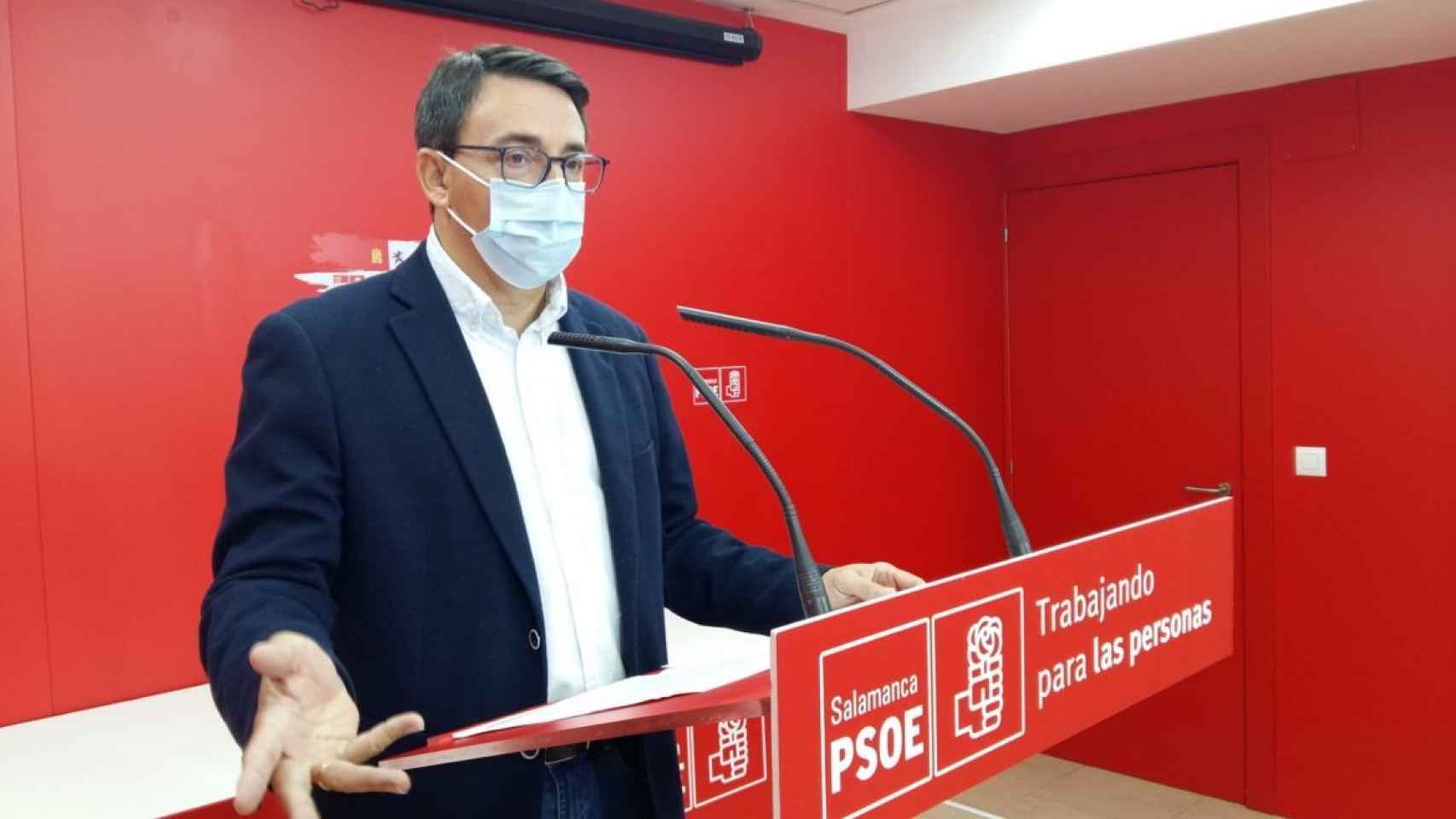 El procurador socialista por Salamanca Fernando Pablos