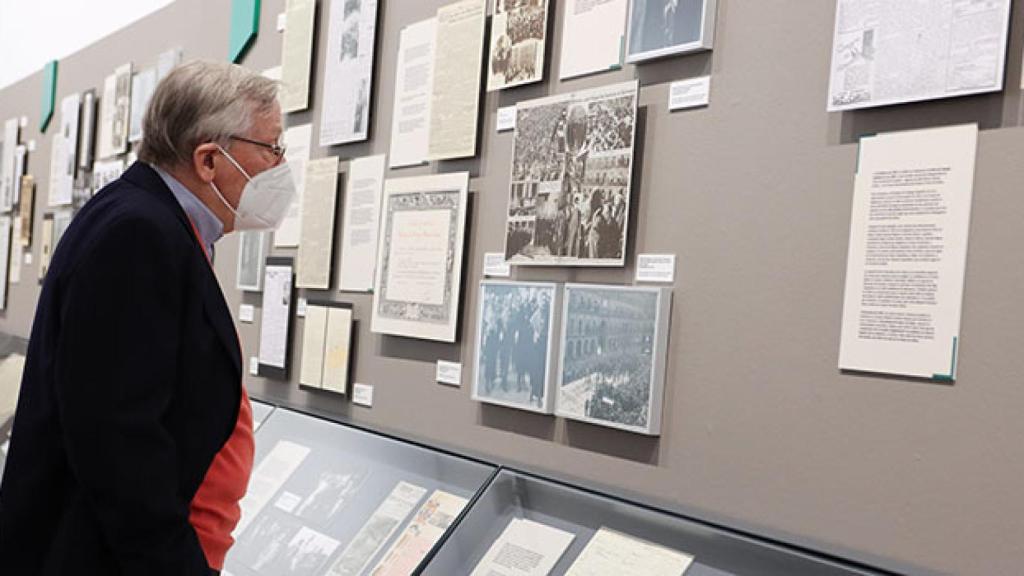 La muestra se puede visitar en la sala de exposiciones de la Hospedería Fonseca