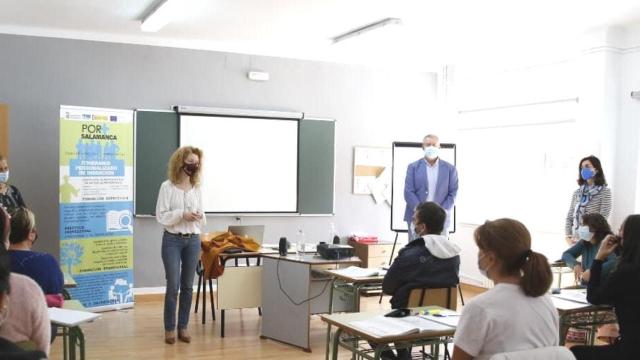 La concejala de Familia e Igualdad de Oportunidades, Ana Suárez Otero, ha visitado esta mañana el Centro de Orientación y Orientación Laboral (CEFOL)