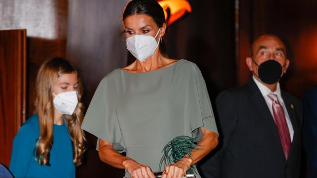 La reina Letizia en el Auditorio Palacio de Congresos Príncipe Felipe de Oviedo.