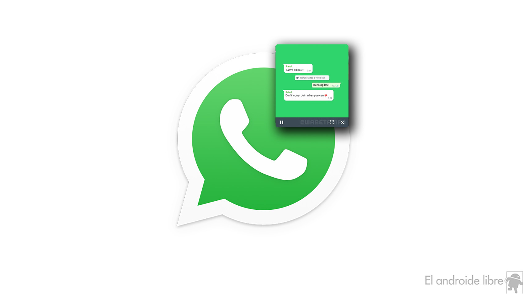 Se mejora la experiencia de ventana flotante en WhatsApp
