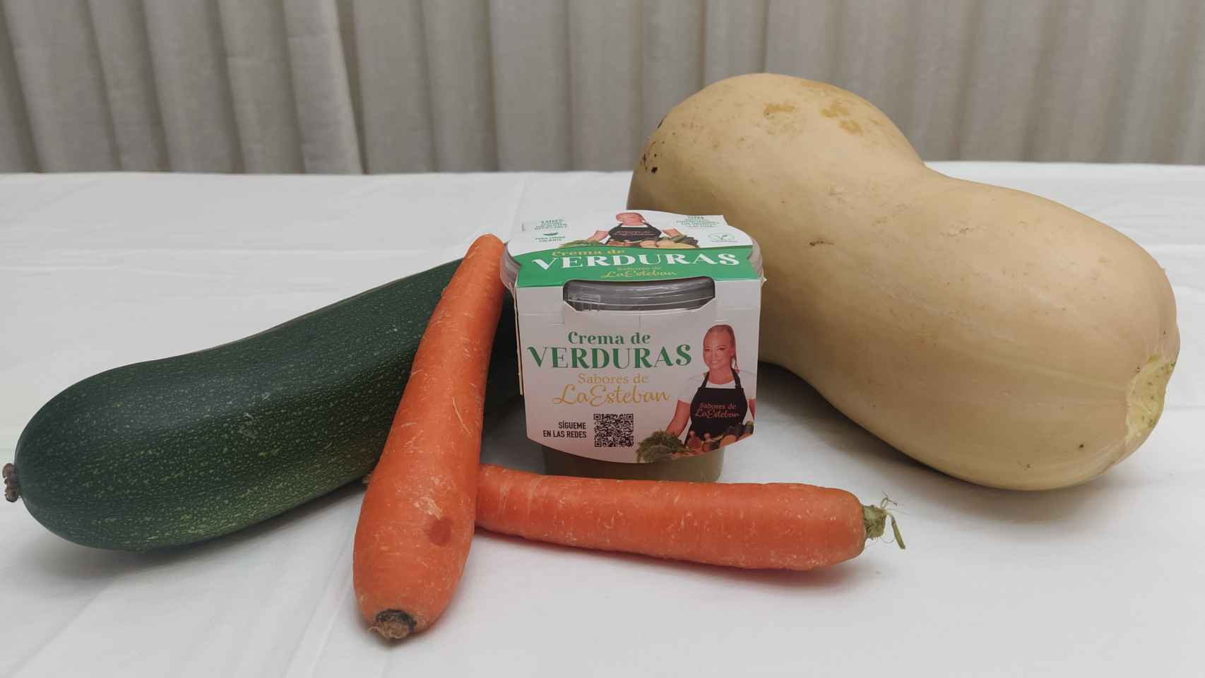 La crema de verduras de 350 gramos de 'Sabores de la Esteban'.