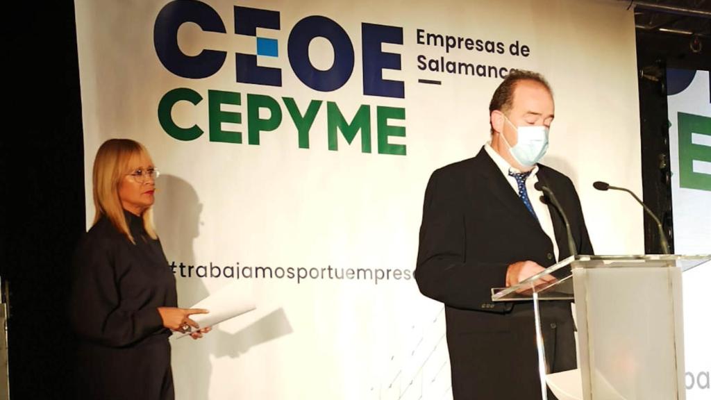 El presidente de Cepyme Salamanca, Juan Manuel Gómez Sánchez