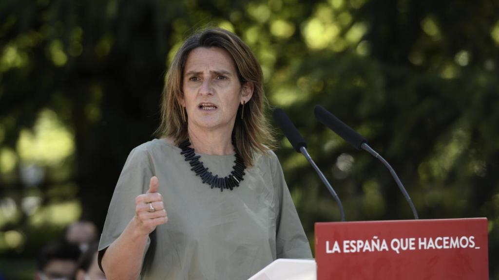 La vicepresidenta cuarta, Teresa Ribera.