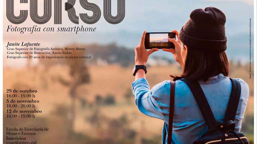 La Escuela de Ingeniería de Minas de Vigo lanza un curso de fotografía para ‘smartphones’