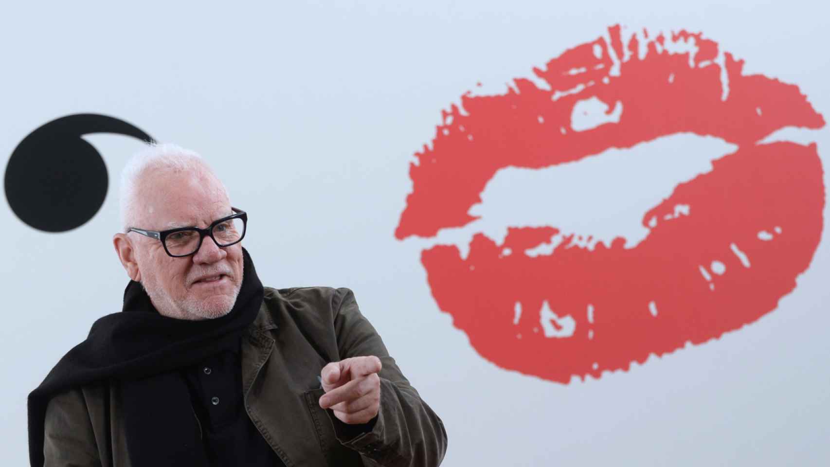 Malcolm McDowell en Valladolid para homenajear el 50 aniversario de 'La naranja mecánica'.