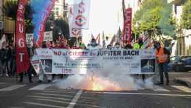 Imagen de archivo de una manifestación de los trabajadores de Júpiter Bach