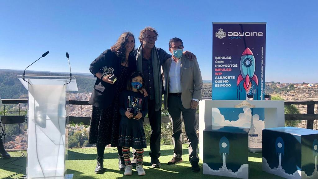 Un momento de la entrega de los premios de Abycine Lanza