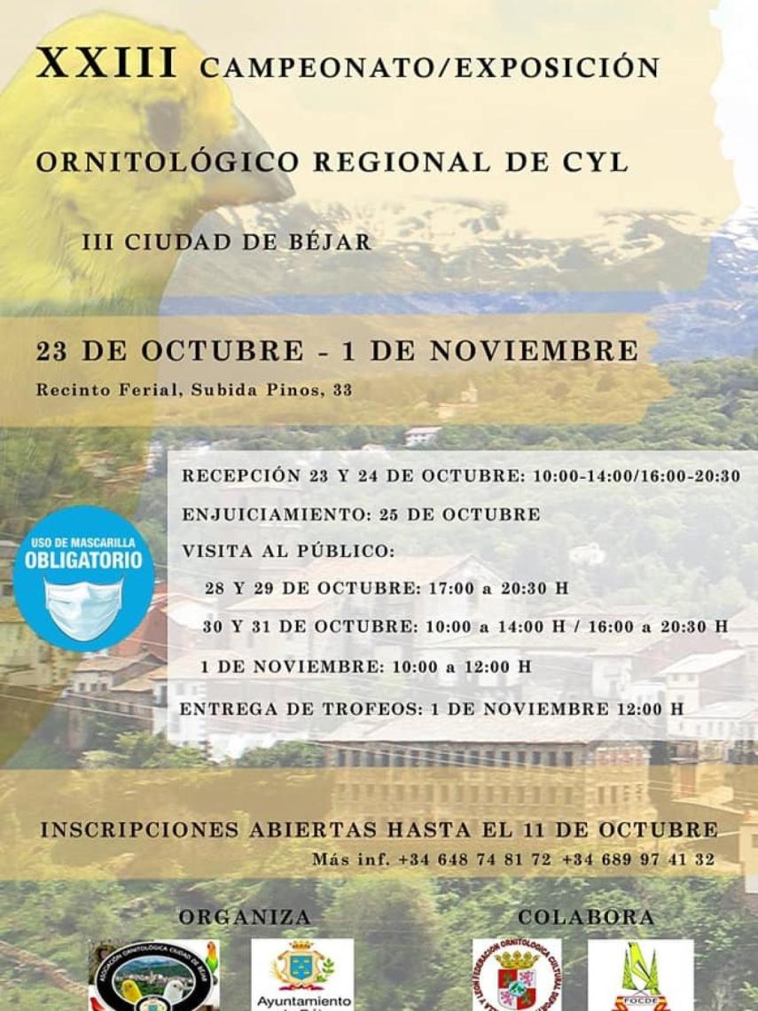 cartel concurso ornitologia