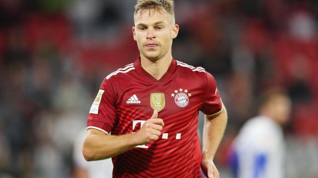 Joshua Kimmich en un partido con el Bayern de Múnich