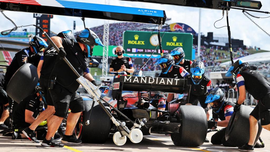 Fernando Alonso, durante el Gran Premio de Estados Unidos de Fórmula 1 en COTA (Austin/Texas)