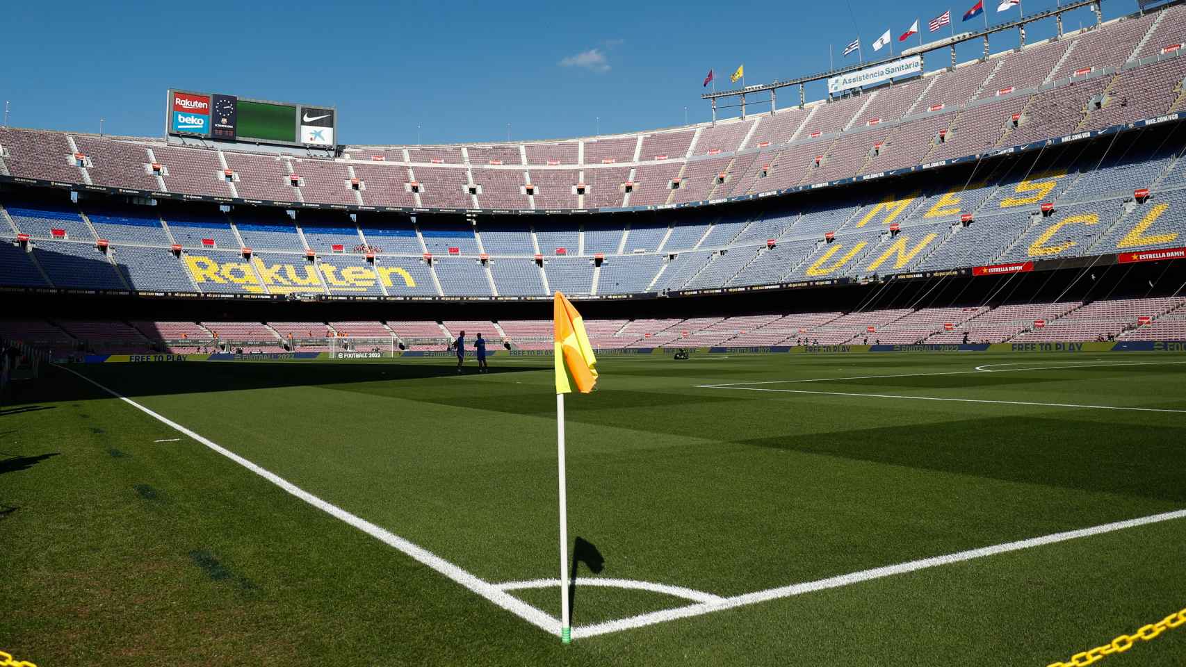 El estadio del FC Barcelona, el Camp Nou.